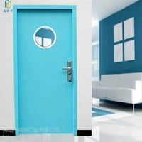 Puerta Interior Hermética de Acero Industrial Preacabada para Hospitales, Residencias, Apartamentos, Comercios, con Certificación CE e ISO