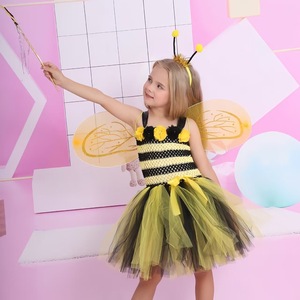 Disfraz de Abejita para Niña, Falda Tutú de Princesa, Conjunto de Vestido para Halloween, Carnaval, Fiesta de Cumpleaños, Actuación, AL053-W - Product Image 6