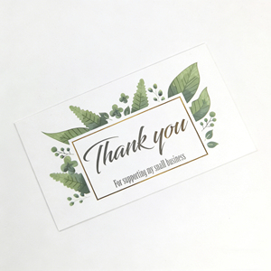Cartes <span class=keywords><strong>de</strong></span> <span class=keywords><strong>remerciement</strong></span> florales minimalistes, <span class=keywords><strong>texte</strong></span> personnalisé disponible pour les cadeaux, la pâtisserie et les faveurs <span class=keywords><strong>de</strong></span> fête - Product Image 6