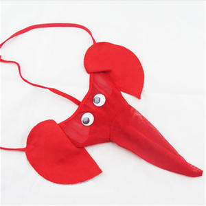 Calzoncillos bóxer con Tanga de elefante Sexy para <span class=keywords><strong>hombre</strong></span>, <span class=keywords><strong>ropa</strong></span> <span class=keywords><strong>interior</strong></span> divertida de estilo de dibujos animados transpirable clásico para juegos de rol - Product Image 3