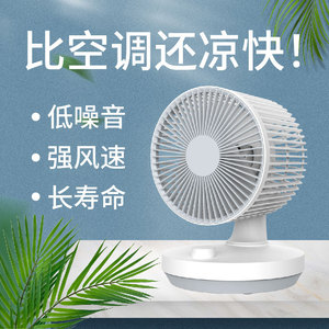 Desktop Air Circulation Fan 7.0-9.9 In Bladeless Quiet Operation Usb Powered Office Desk Use - Product Image 5