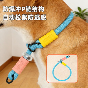 Collar para Mascotas Ajustable de Color Naranja Sólido Tipo P a Prueba de Explosiones, Collar para Perros, Suministros para Mascotas - Product Image 3