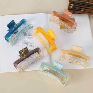 Colorful Large Plastic Hair <b>Clip</b> 13 Cm Gripper For Women Daily Use - Product Image 3