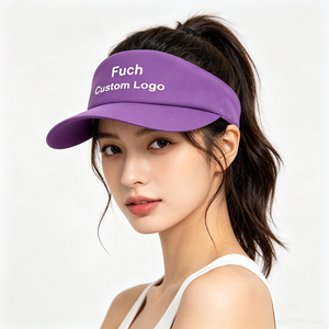 Chapeaux de soleil en mousse en gros, chapeaux d'été à visière vide en EVA, ajustables pour les voyages et la protection solaire en extérieur - Product Image 3