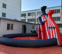 Arche de cirque gonflable colorée, arche gonflable géante pour la décoration de fête, arche gonflable pour le plaisir des enfants au carnaval