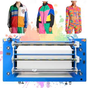 Big Format Semi-Automatic Roll-roll 420 Drum Bottom Feeding Heat Press Machine for Curtains New - Product Image 5