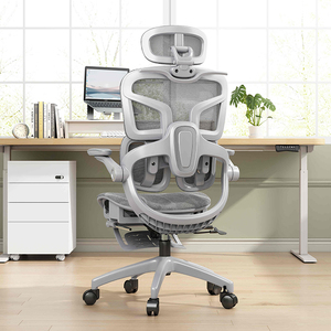 Nieuwe Aankomst Zachte Armleuning Hoogte Rugleuning Verstelbare Schommelende Ergonomische Beste Mesh Bureaustoel Met Hoge Rug Zwaar Mechanisme - Product Image 3