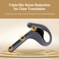 Écouteurs interprètes IA Timekettle W4 Pro : Traducteur en temps réel pour appels téléphoniques et réunions vidéo, interprétation simultanée en 52 langues