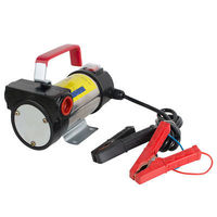 Pompe d'extraction de carburant diesel en acier inoxydable 12V 24V, moteur auto-amorçant, avec adaptateurs en laiton pour usage automobile