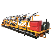 Strada di Livellamento Macchina a Tre Rulli Assale Finitrice Cemento Vibratore Integrato Macchina Calcestruzzo Finitrice Stradale