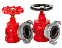 Hydrant extérieur en laiton de style russe SSFW100-65-1.6, poteau 150 mm x 65 mm, surface anti-collision, équipement de lutte contre l'incendie flexible