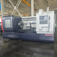 Torno CNC Horizontal de 2 Ejes CK6180 de Alta Rigidez con Guías Endurecidas, Flanqueado de Eje Reforzado para Trabajo Pesado, Pedidos de Gran Volumen