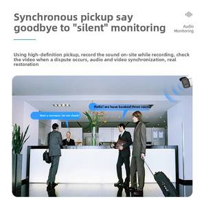 <span class=keywords><strong>Caméra</strong></span> <span class=keywords><strong>IP</strong></span> filaire 4MP, vision nocturne couleur intelligente à double éclairage, 2560*1944, <span class=keywords><strong>caméra</strong></span> de sécurité CCTV extérieure pour système NVR - Product Image 2