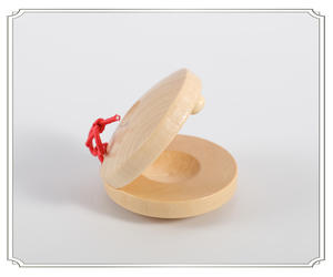 2 paires de <span class=keywords><strong>castagnettes</strong></span> en bois, instrument de percussion musical <span class=keywords><strong>flamenco</strong></span> pour enfants, jouets - Product Image 2
