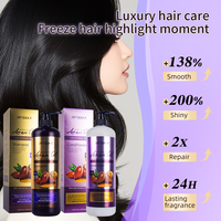 Soins des cheveux Champu Y Acondicionador Shampooing et après-shampooing à l'huile d'argan hydratant naturel et réparateur sans sulfate