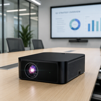 Mini projecteur LCD 800 lumens 1080P portable Android 13.0 Lampe LED 3D Home Cinéma Écran extérieur