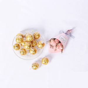 Emballage de bouquet en stock, <span class=keywords><strong>chocolat</strong></span> <span class=keywords><strong>Ferrero</strong></span>, récipient fixe, boule en plastique transparente creuse, couvercle rond transparent - Product Image 4