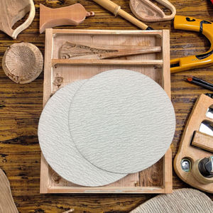 Papel de <span class=keywords><strong>Lija</strong></span> <span class=keywords><strong>Circular</strong></span> de Alúmina Blanca de 5 Pulgadas con Gancho y Bucle <span class=keywords><strong>para</strong></span> Pulir Madera y Metal, <span class=keywords><strong>para</strong></span> Lijadora Orbital, Granos 60-600 - Product Image 2