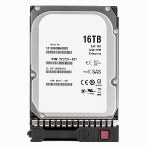 P23449-B21 ฮาร์ดดิสก์ไดรฟ์ภายในขนาด 16TB SATA 6G สำหรับธุรกิจที่สำคัญ ความเร็ว 7.2K LFF LP Helium 512e ISE รองรับหลายผู้ผลิต - Product Image 1