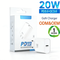 Chargeur USB-C Tommox 20W Type C pour adaptateur Apple 20W Chargeur Type C Adaptateur iPhone original 20W Chargeur original à charge rapide