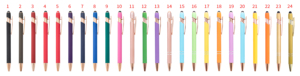Soft Rubber Metal Ballpoint Pen Wholesales Rose Gold Parts Custom Logo Printed Advertising for Touch Stylus Phone - Product Image 6