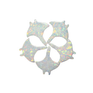 Vente en gros Opale en forme de <span class=keywords><strong>raie</strong></span> <span class=keywords><strong>manta</strong></span> Opale <span class=keywords><strong>blanche</strong></span> de <span class=keywords><strong>raie</strong></span> <span class=keywords><strong>manta</strong></span> Pierre d'opale animale à trou complet - Product Image 3