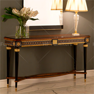 Console in legno di lusso con console a <span class=keywords><strong>specchio</strong></span> da tavolo in legno con <span class=keywords><strong>ingresso</strong></span> tavolo da soggiorno mobili - Product Image 5