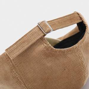 Nouveau Chapeau Gavroche Rétro en Velours Côtelé Réglable pour Femme et Homme, Style Coréen, Mode Automne Hiver - Product Image 4