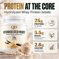 Poudre de protéines pour adultes OEM ODM avec 25 g d'isolat de lactosérum hydrolysé à 100 % et créatine, complément alimentaire pour la croissance musculaire