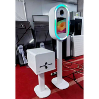 2026 Metal Shell Photo Booth untuk iPad 12,9 inci & Kamera Kios Selfie Cetak Instan dengan Remote Kontrol Nirkabel Garansi 2 Tahun