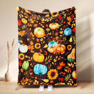 Couverture de festival en flanelle Baer Halloween personnalisée, imprimée, 100 % polyester, douce pour la peau, moderne, toutes saisons - Product Image 5
