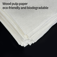 Papel de Seda Blanco Biodegradable Repulpable de 50 g, Papel de Embalaje Protector Resistente a Perforaciones para Electrodomésticos