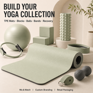 Tapete de Yoga TPE de un Solo Color, Marca Privada Yugaland, Logotipo Personalizado, Antideslizante, para Pilates, Venta al Por Mayor de Fábrica - Product Image 3