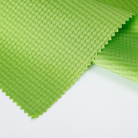 Tissu extensible respirant écologique résistant à l'abrasion imperméable à motif à carreaux bicolore 200D en maille nid d'abeille 100% polyester