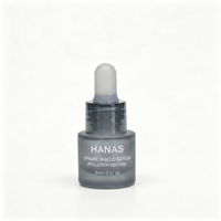 Flacon compte-gouttes en verre de 5 ml avec bouchon transparent, couleur personnalisée pour ampoule, sérum, huile essentielle, soins de la peau, emballage OEM, étiquette privée