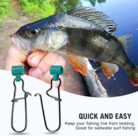 25 Pièces de Plombs Coulissants pour Ligne de Pêche, Ligne Tressée Haute Résistance avec Connecteurs de Plomb à Clip Duo-Lock, Kit de Boîte à Pêche