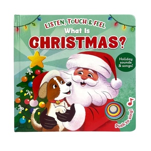 Libros de sonido educativos personalizados OEM para niños, libros de cartón con audio en <span class=keywords><strong>inglés</strong></span> para jugar. - Product Image 1