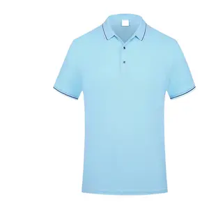 पुरुषों के लिए उच्च गुणवत्ता वाली कैज़ुअल यूनिसेक्स समर मेन्स पोलो शर्ट बटन अप टी-शर्ट छोटी आस्तीन वाली स्पोर्ट्स शर्ट