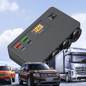 Car Cigarette Lighter <b>Multifunction</b> One to Four Distributor A+C Car Phone <b>Charger</b> Fast Charging Cigarette Lighter Socket - Product Image 4