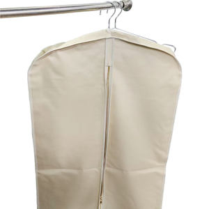 Op maat gemaakte opvouwbare, hersluitbare lange jas bruidsjurk kledingzak, bulk gepersonaliseerde kledingzak met rits - Product Image 2