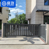 Système de portail pliant automatique Qigong en alliage d'aluminium pour usage extérieur - pour maisons ou jardins
