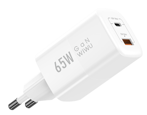 Cargador WiWU Nano GaN de 65W PD+QC, Cargador Rápido de Pared con Función SCP, Protección Contra <span class=keywords><strong>Sobrecarga</strong></span> y Descarga, Salida de 5A para Teléfono y Portátil - Product Image 2