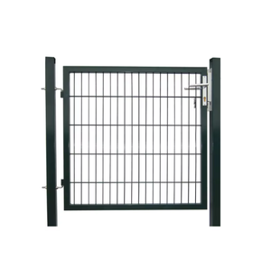 Portail de jardin en métal, simple, avec serrure, clé et poignée - Product Image 2