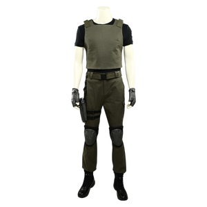 Op maat gemaakte Resident Evil Chris Redfield Halloween tv-film volwassen cosplay kostuums voor evenementen en optredens - Product Image 5