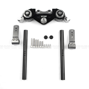 Pince de guidon de moto CNC en aluminium pour <span class=keywords><strong>Honda</strong></span> <span class=keywords><strong>PCX</strong></span> 160 Yamaha NMAX <span class=keywords><strong>155</strong></span> - Product Image 1
