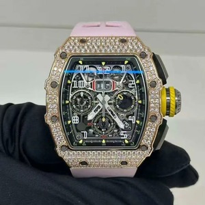Reloj de pulsera para hombre, edición limitada, cronógrafo de tres esferas, esqueleto, correa de cerámica, analógico, automático, mecánico, Hangzhou - Product Image 5