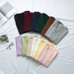 Moda Estiva: Maglione Senza Maniche da Donna, Slim Fit con Scollo a V, Design a Gilet per Primavera e Autunno - Product Image 1