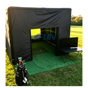 Carpa Inflable Personalizada para Simulador de Golf, Recinto Inflable para Simulador de Golf en Interiores y Exteriores con Pantalla de Cine para Entrenamiento de Golf - Product Image 4