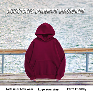 Sudadera con Capucha para Hombre, 350g, con Logotipo Personalizado, Forro de Punto, Bordado 3D, Antiarrugas, Corte Regular, Hombros Caídos, Colorida, para Otoño - Product Image 2