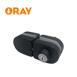 Kunci pintu silinder seng hitam baja tahan karat dua sisi dengan 3 tombol kaca ke tombol kaca untuk pintu kaca 8-10mm - Product Image 6